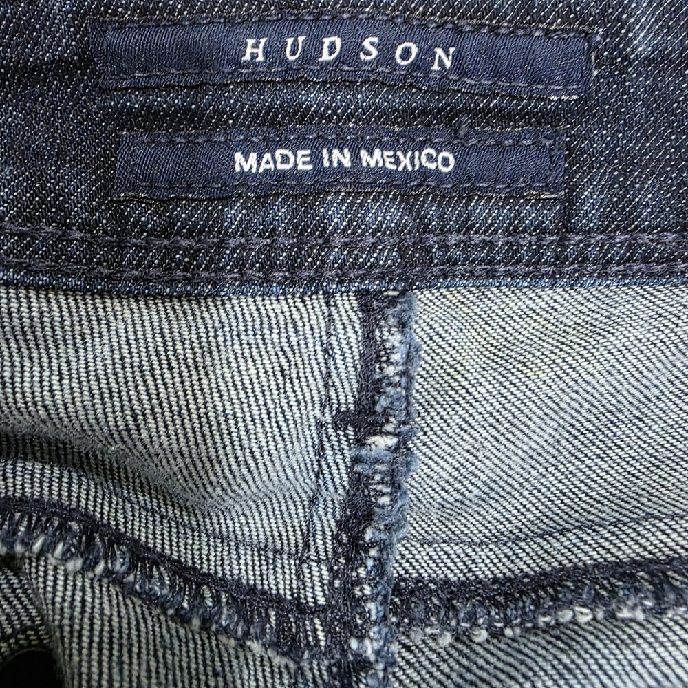Hudson Beth Baby Jeans Mid Rise Dark Wash 31 - Picture 8 of 10